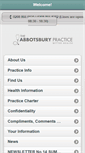 Mobile Screenshot of abbotsburypractice.nhs.uk